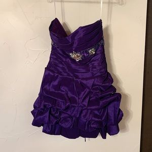Purple Homecoming Dress